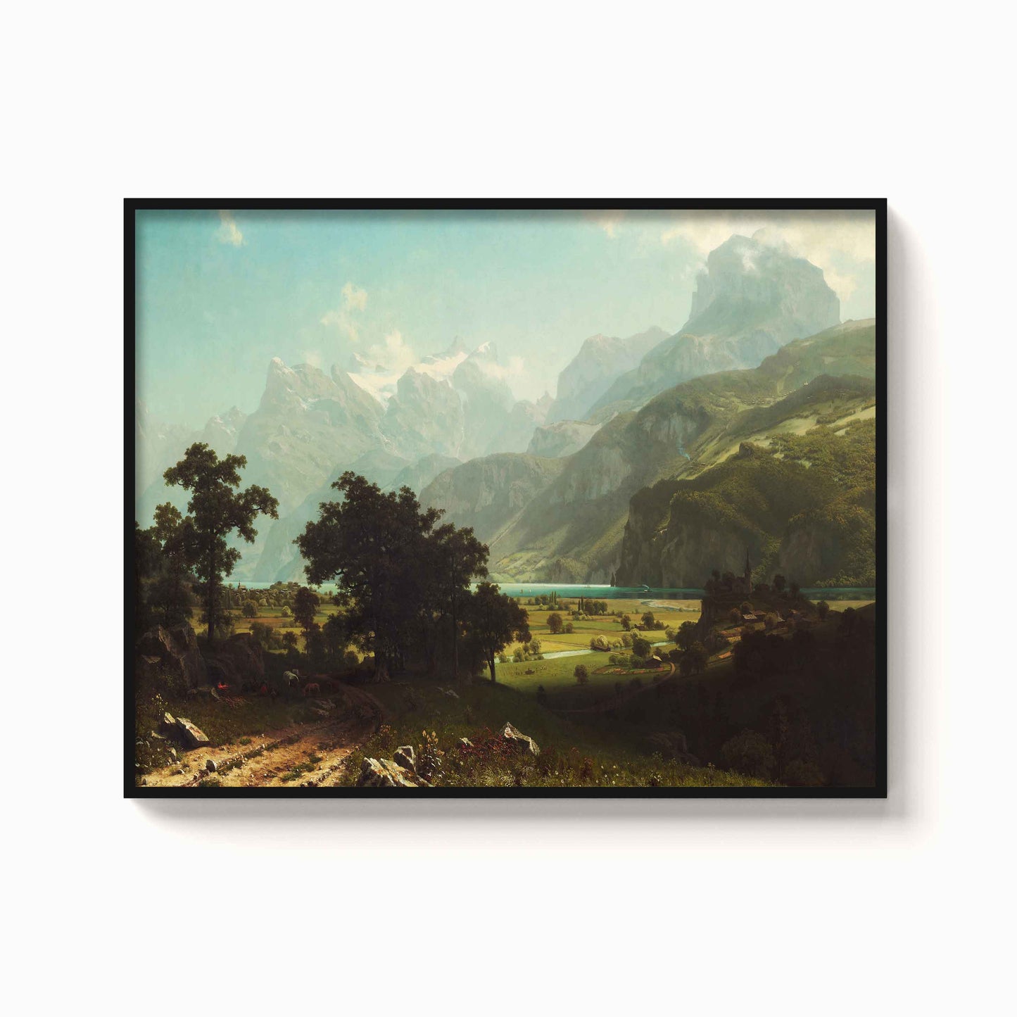 Albert Bierstadt – Lake Lucerne, 1858