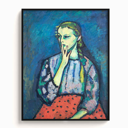 Alexej Jawlensky – Portrait of a girl, 1909