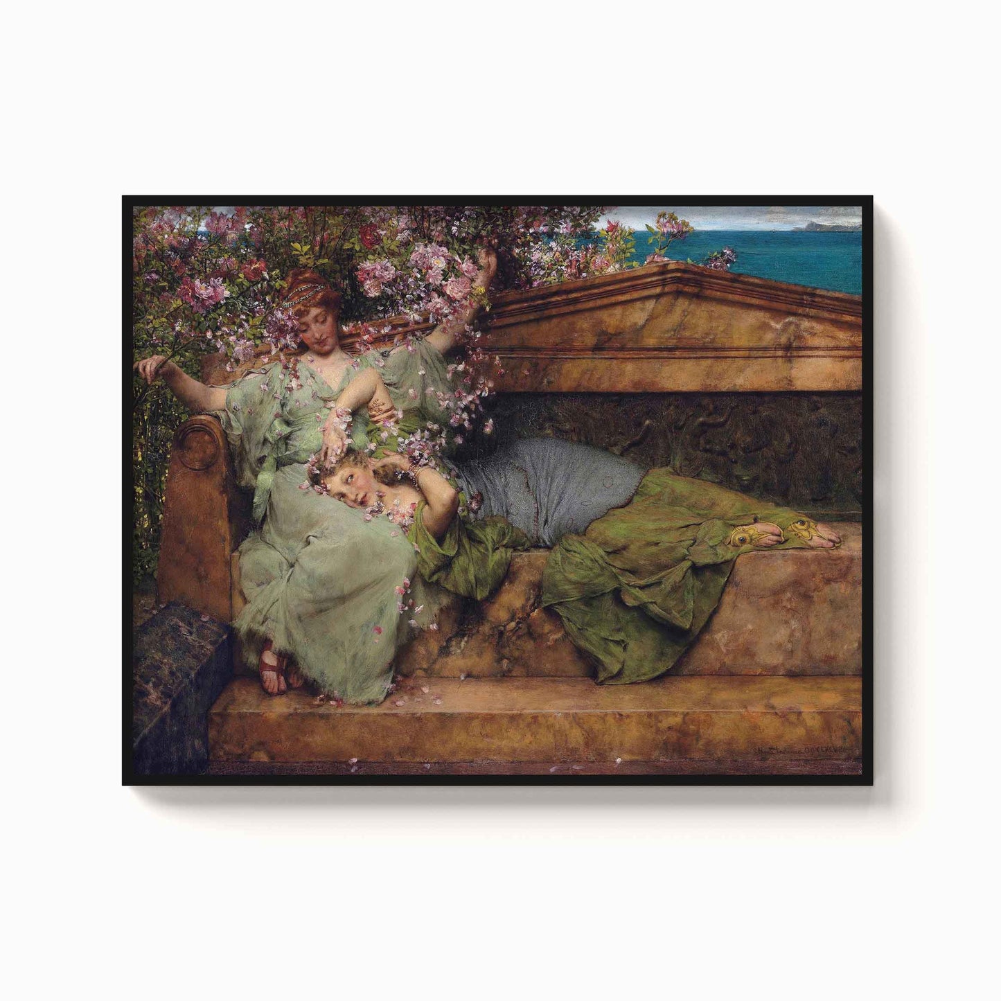 Alma Tadema - In a rose garden, 1890