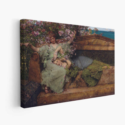 Alma Tadema - In a rose garden, 1890