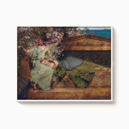 Alma Tadema - In a rose garden, 1890