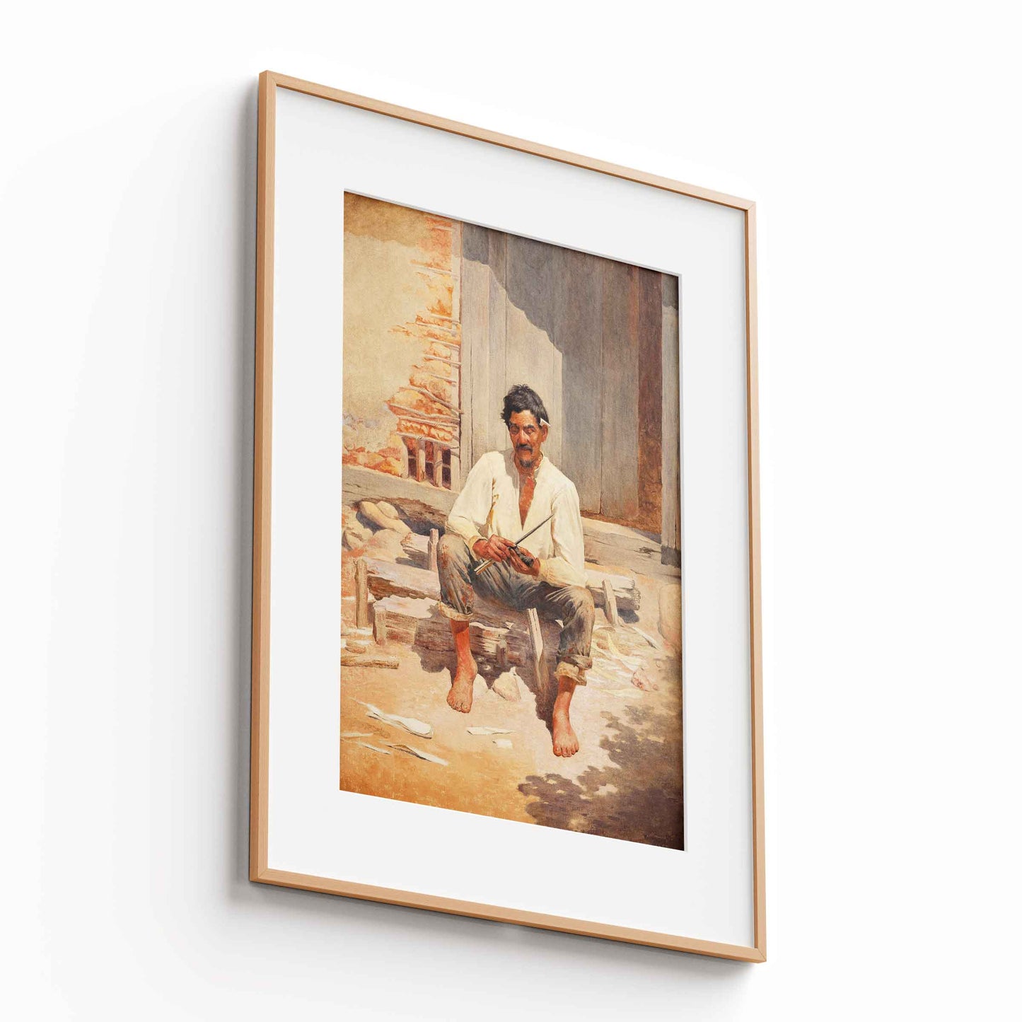 Almeida Junior - Caipira Picando Fumo, 1893