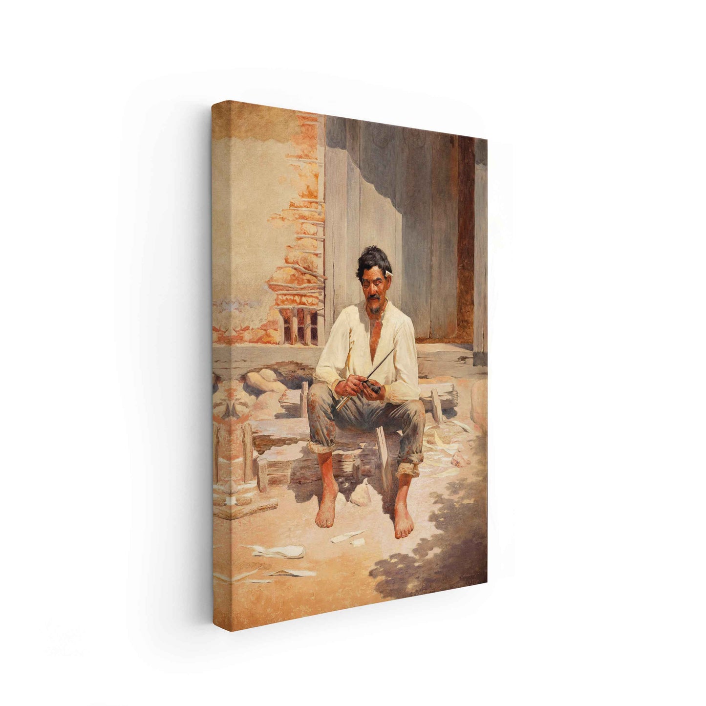 Almeida Junior - Caipira Picando Fumo, 1893