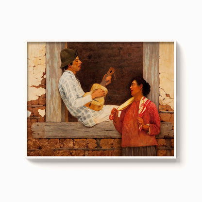 Almeida Junior - O Violeiro, 1899