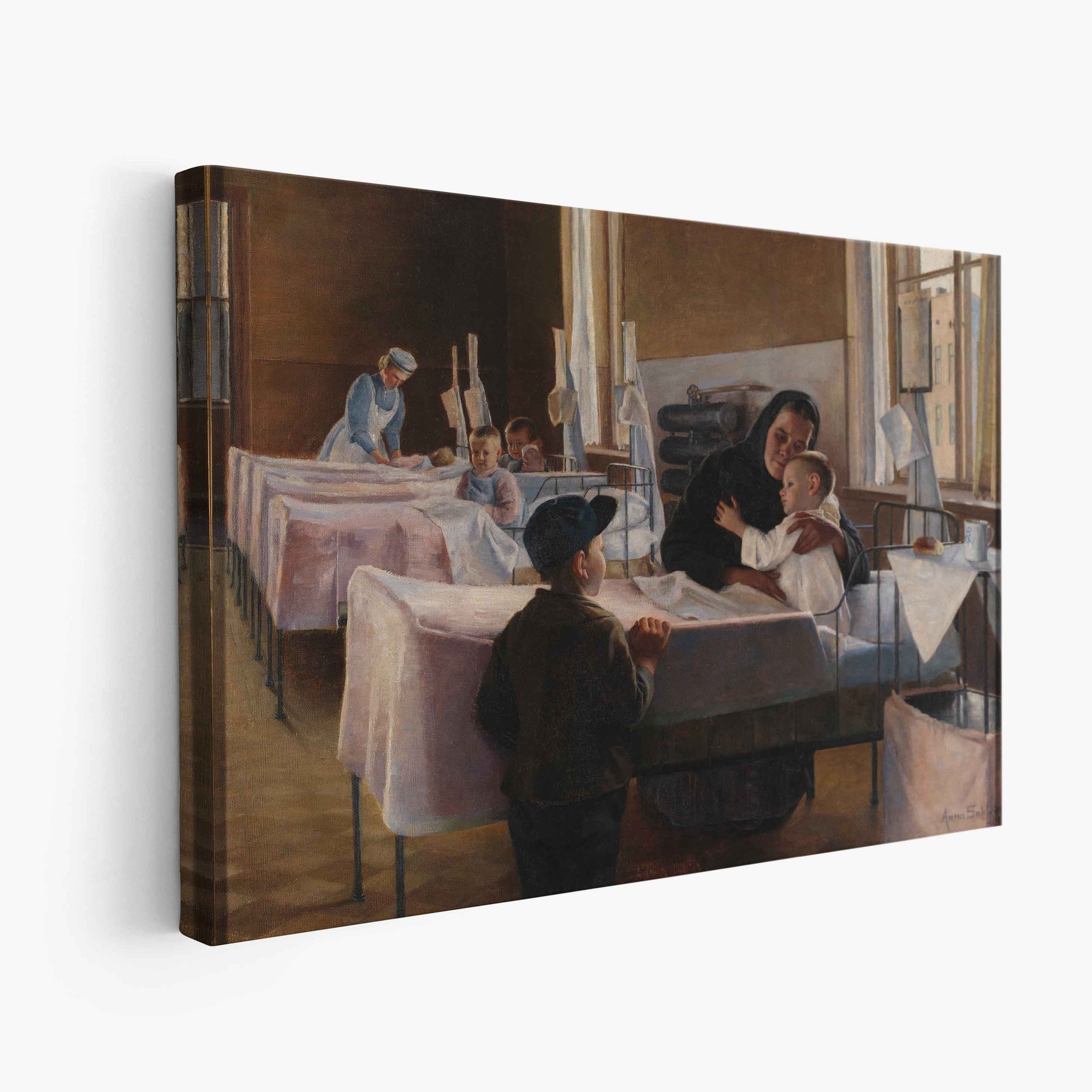 Anna Sahlstén – Surgery in hospital, ca. 1893