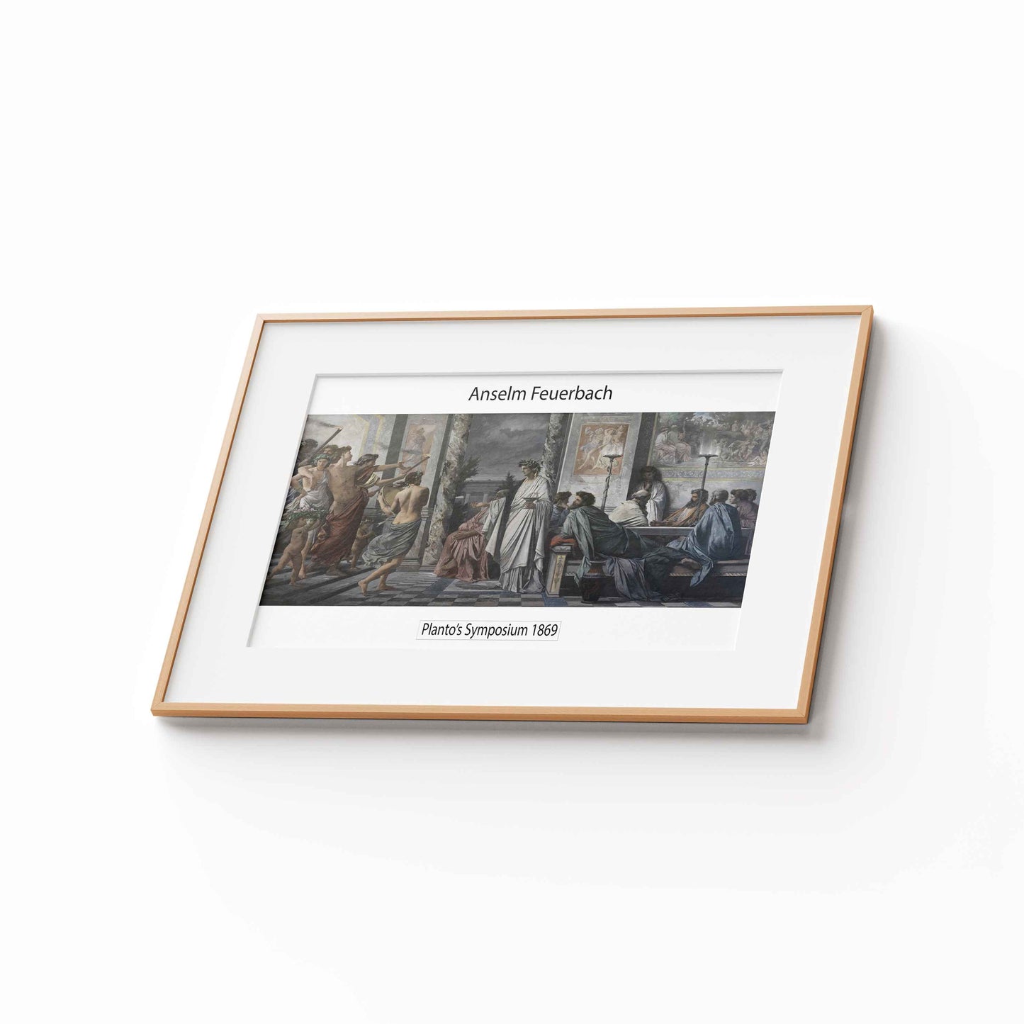 Anselm Feuerbach – Plato's symposium, 1869