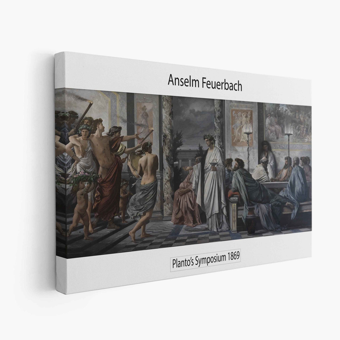 Anselm Feuerbach – Plato's symposium, 1869