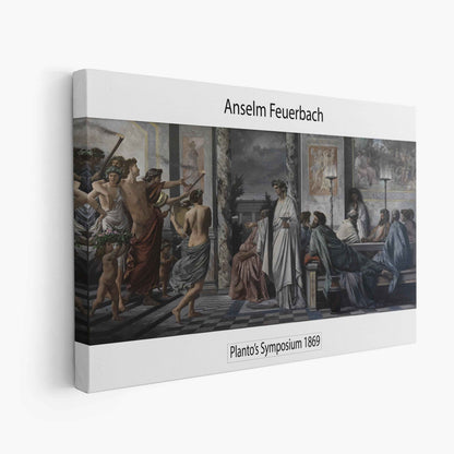 Anselm Feuerbach – Plato's symposium, 1869