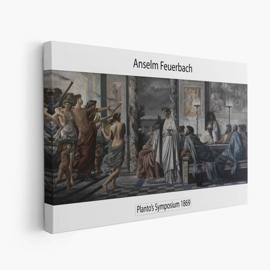 Anselm Feuerbach – Plato's symposium, 1869