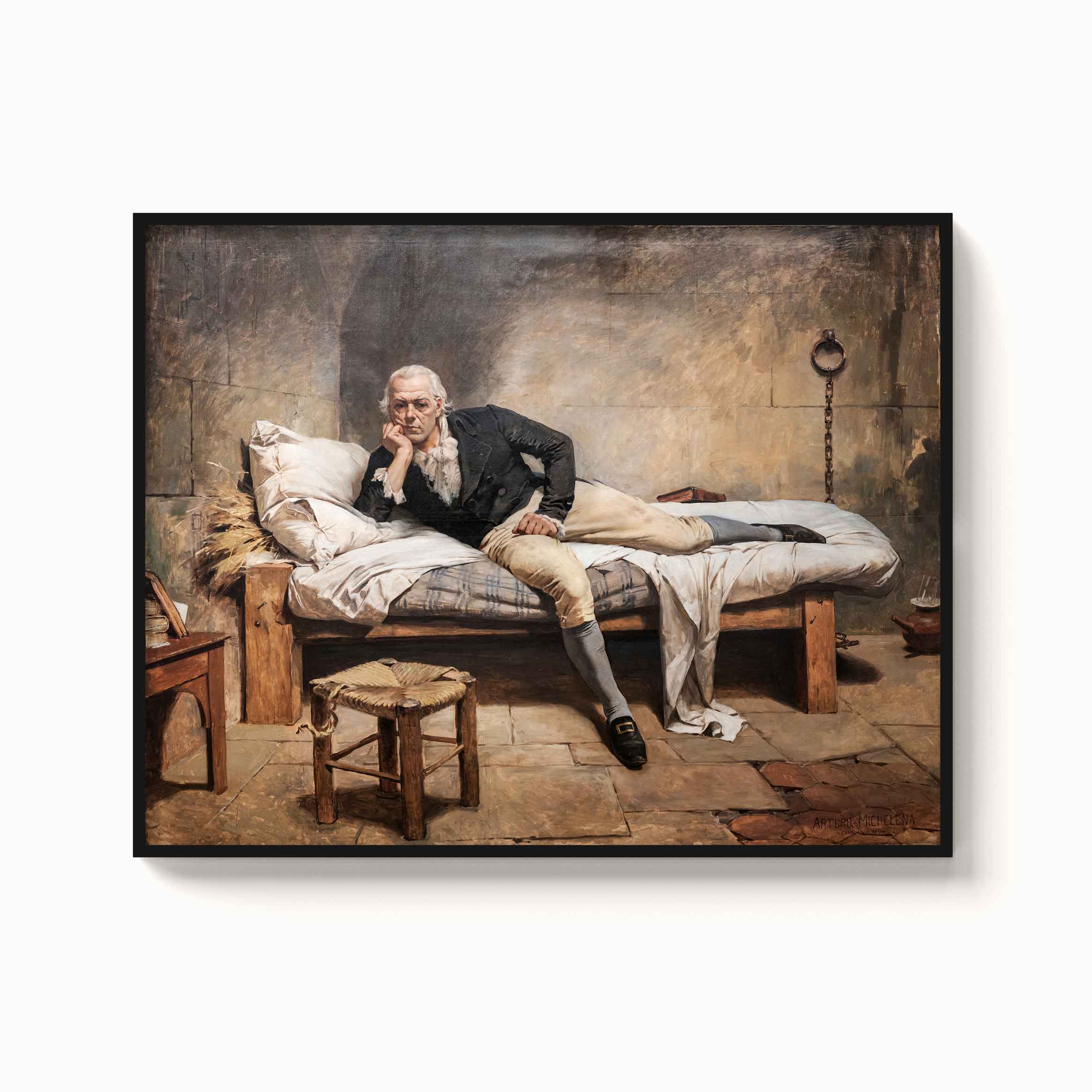 Arturo Michelena – Miranda en La Carraca, 1896