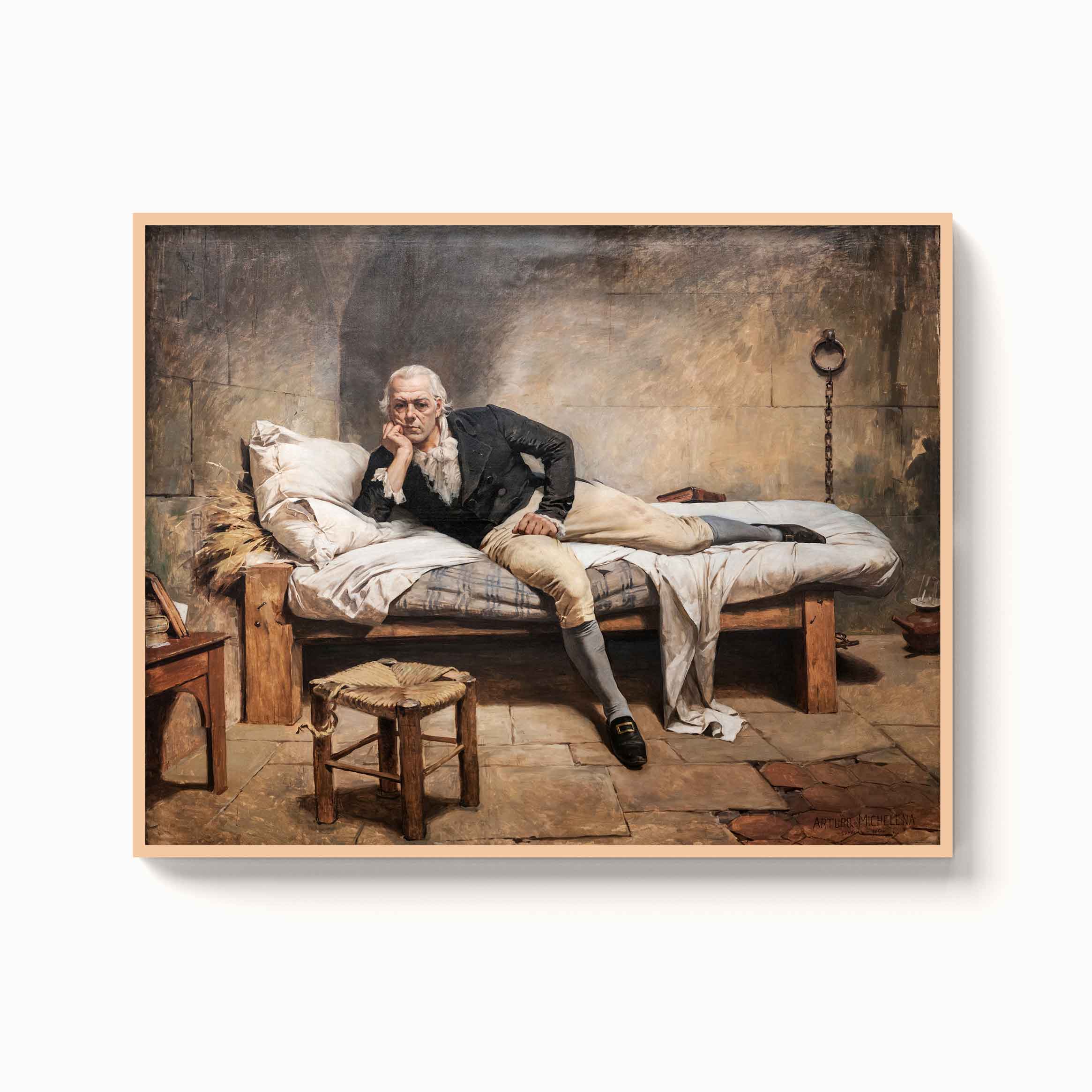 Arturo Michelena – Miranda en La Carraca, 1896