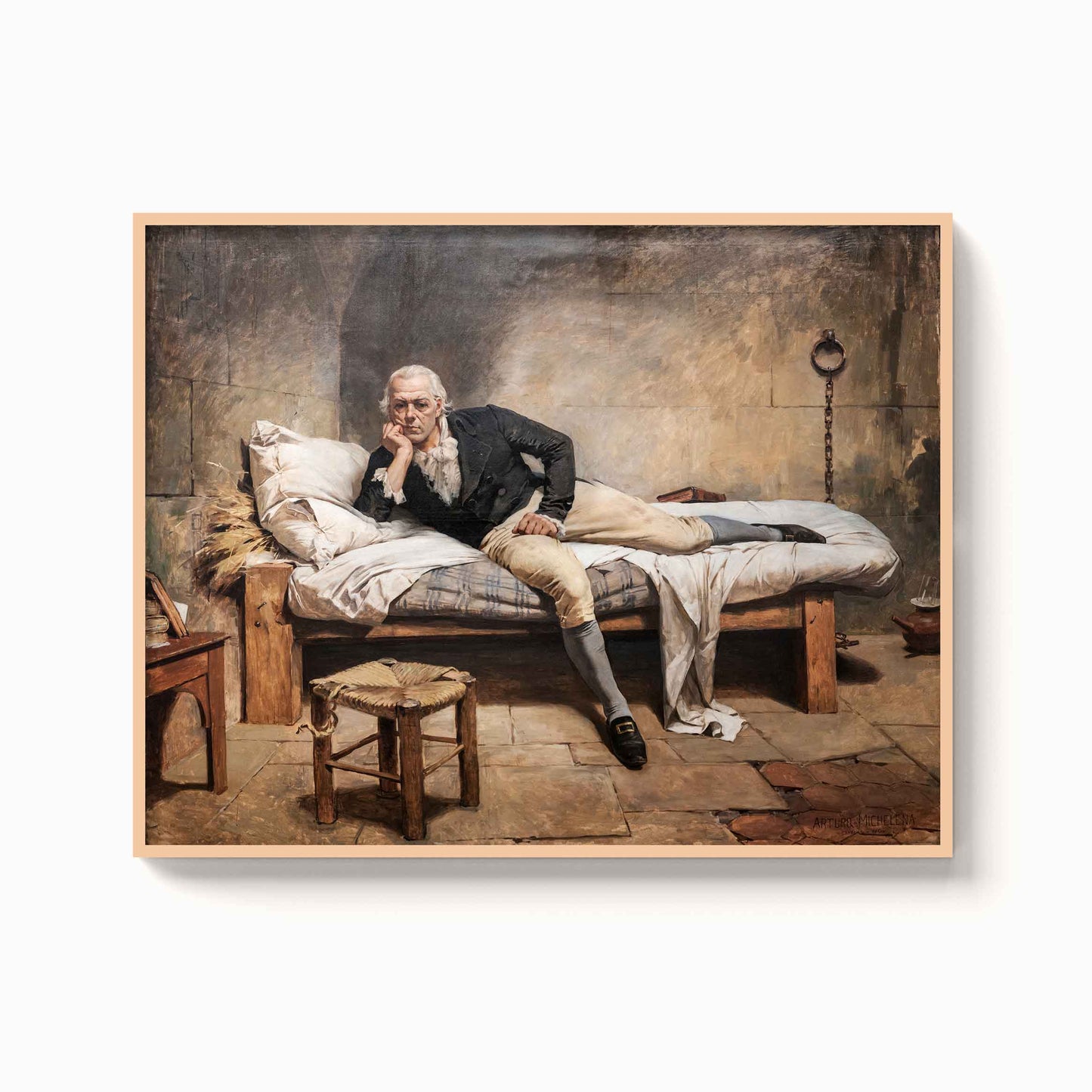 Arturo Michelena – Miranda en La Carraca, 1896