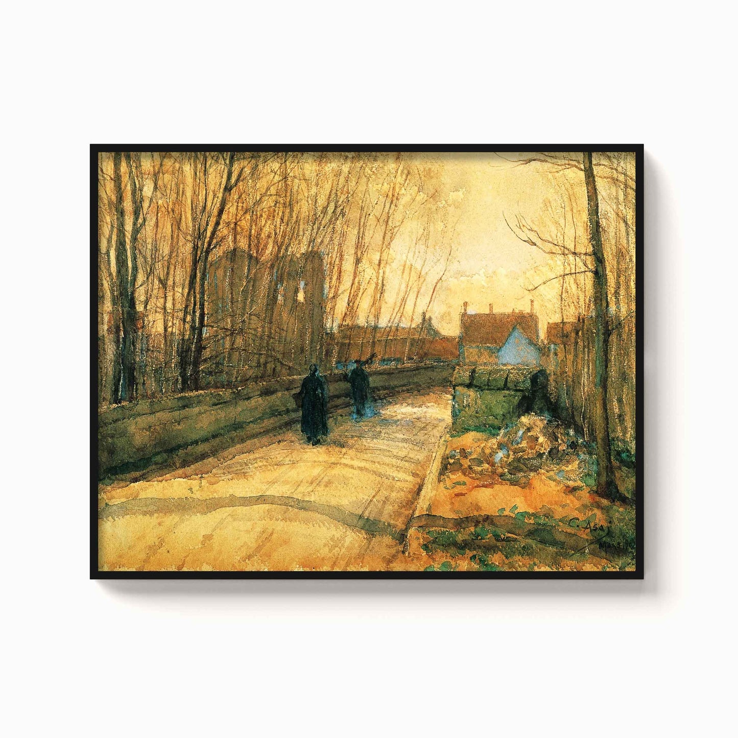 Asai Chū – Bridge in Grez-sur-Loing, 1902