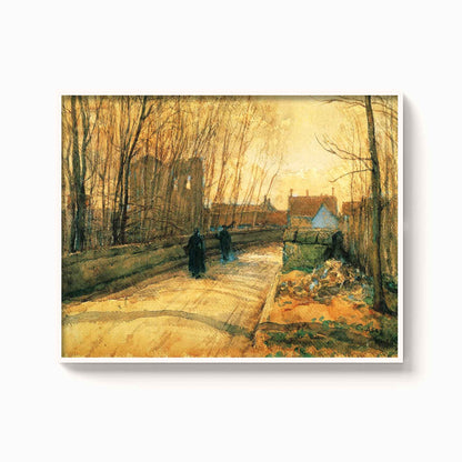 Asai Chū – Bridge in Grez-sur-Loing, 1902