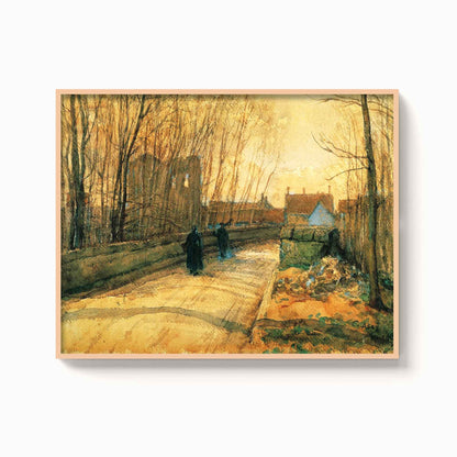 Asai Chū – Bridge in Grez-sur-Loing, 1902