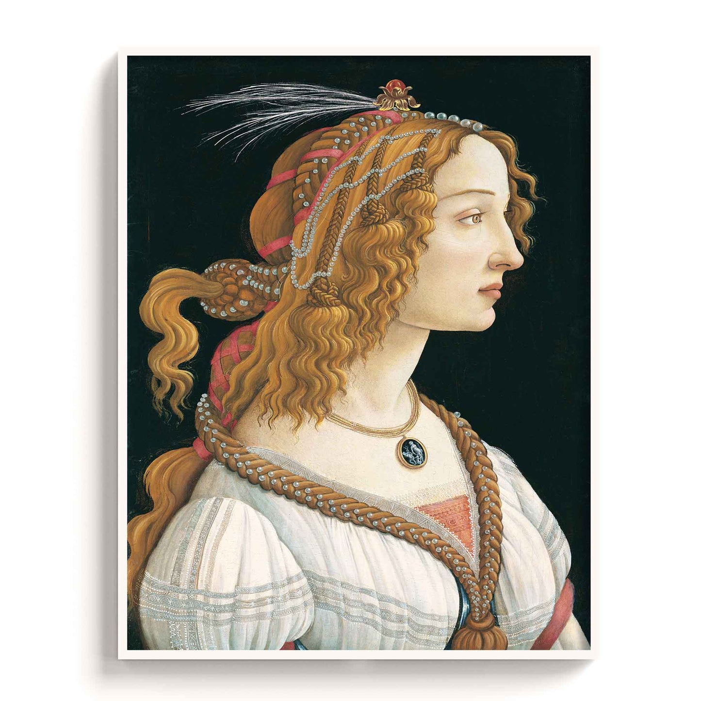 Botticelli – Simonetta Vespucci as nymph, 1480