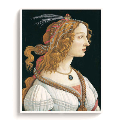 Botticelli – Simonetta Vespucci as nymph, 1480
