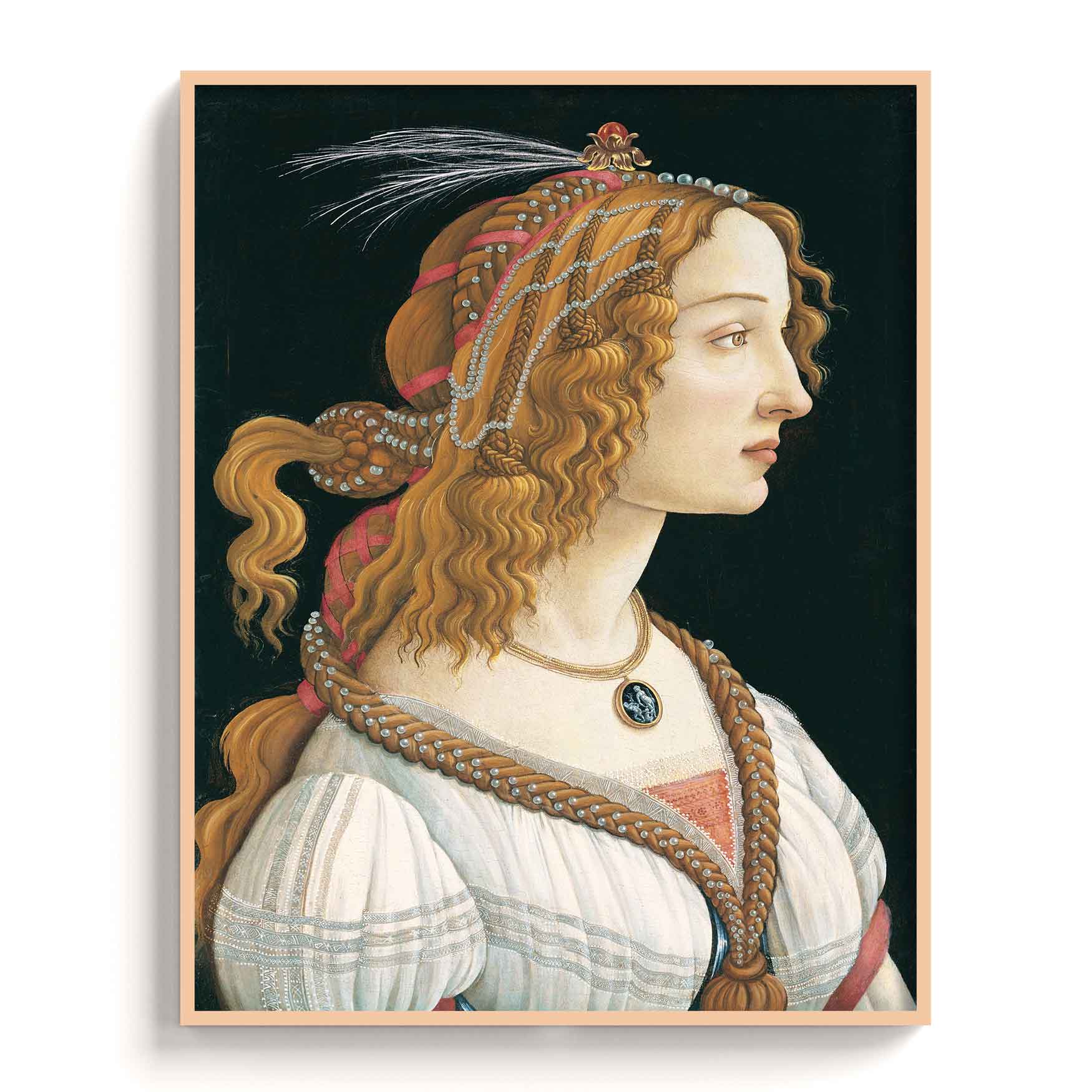 Botticelli – Simonetta Vespucci as nymph, 1480