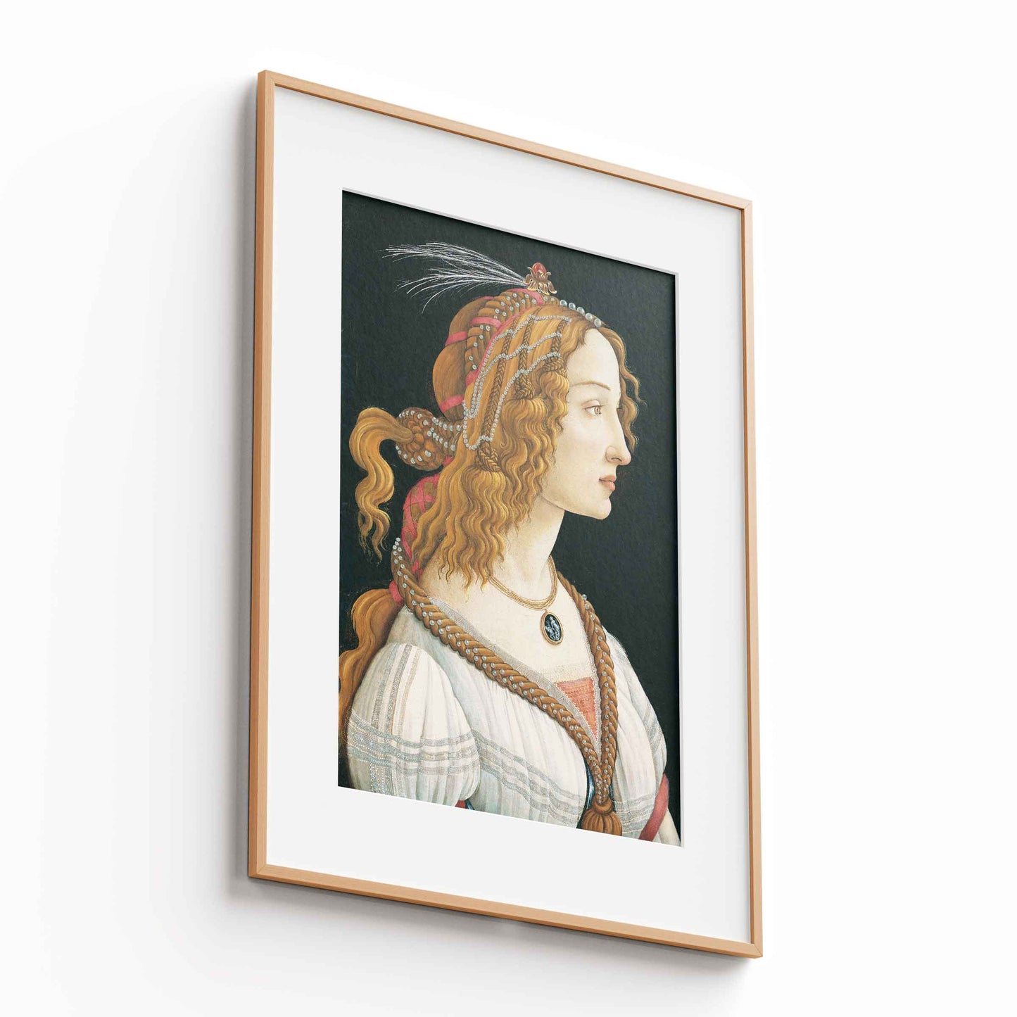 Botticelli – Simonetta Vespucci as nymph, 1480