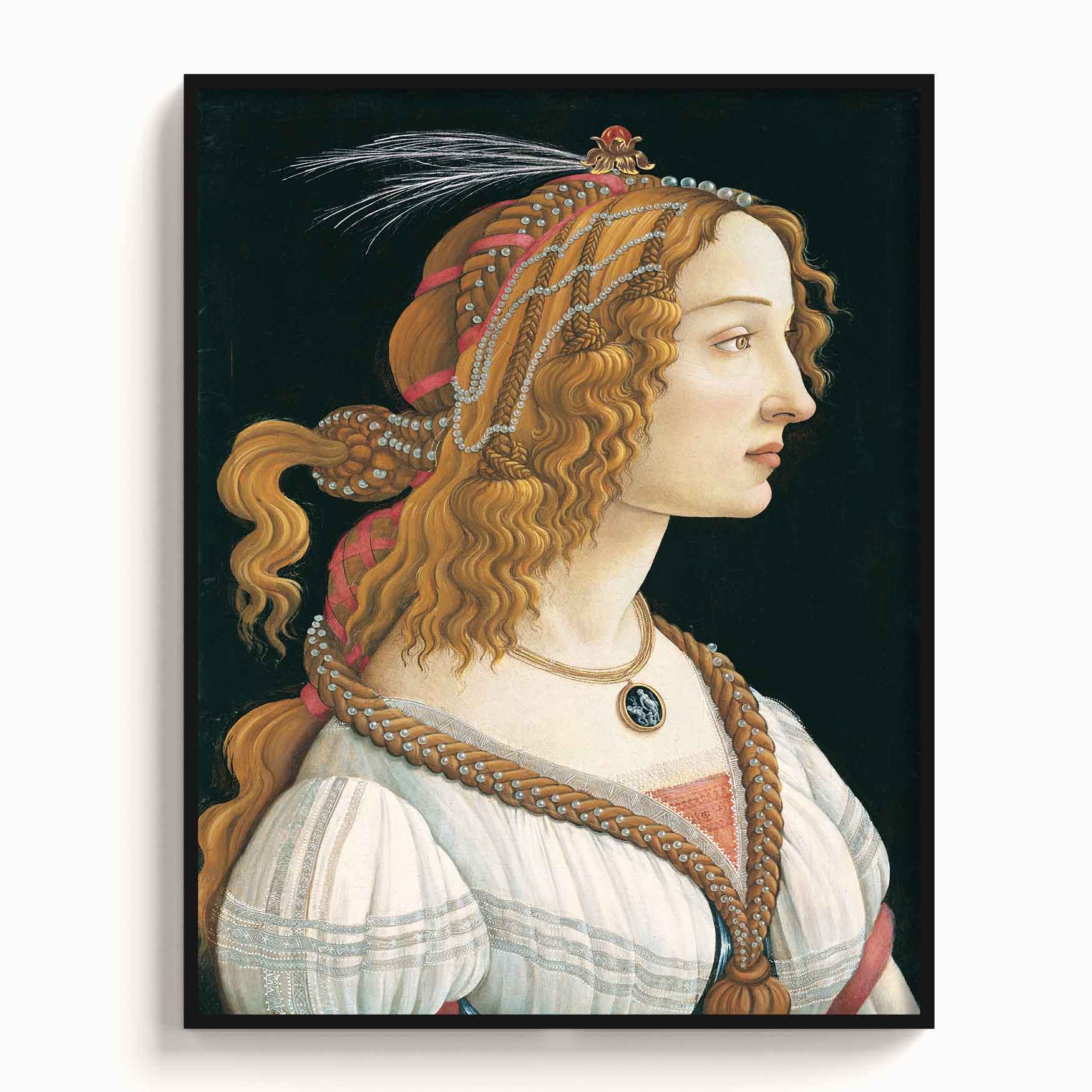 Botticelli – Simonetta Vespucci as nymph, 1480