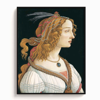 Botticelli – Simonetta Vespucci as nymph, 1480