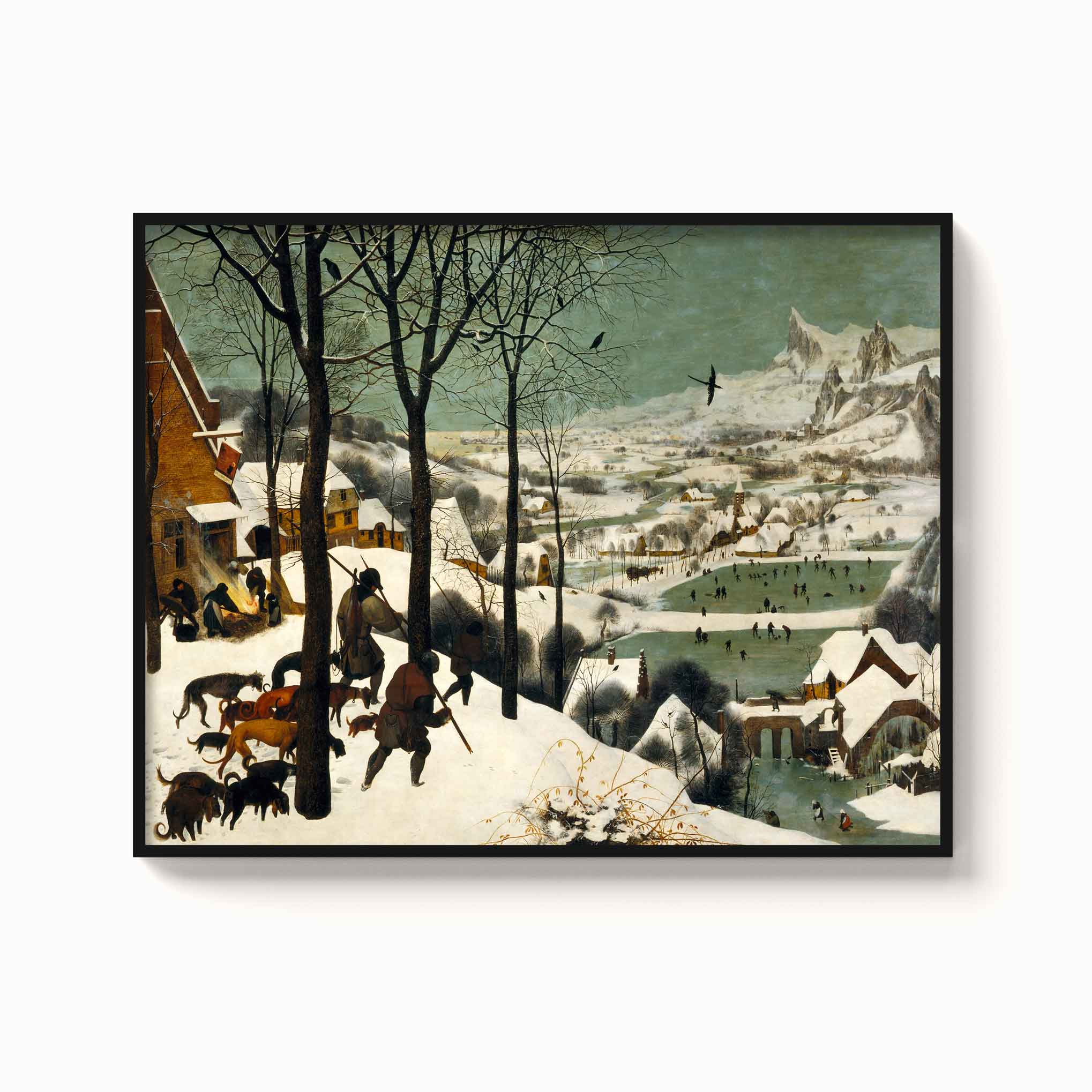 Bruegel – The hunters in the snow (winter), 1565