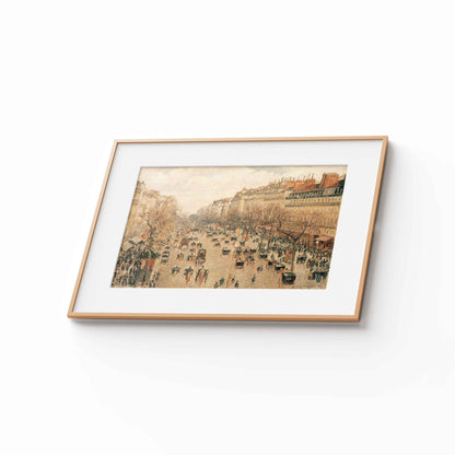 Camille Pissarro – Boulevard Montmartre in Paris, 1897