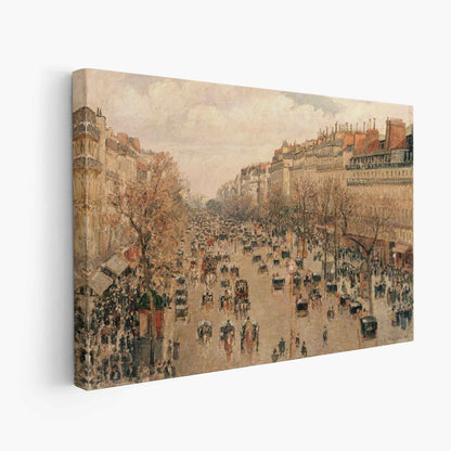 Camille Pissarro – Boulevard Montmartre in Paris, 1897