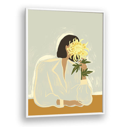 Elegant wall art featuring THE CRYSANTHEMUM, PORTRAITS by Arty Guava, perfect for modern home decor.