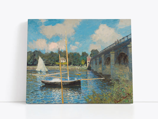 Claude Monet's The Bridge at Argenteuil // Wall Art Print