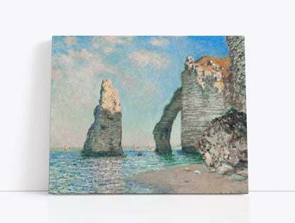 Claude Monet's The Cliffs at Étretat // Wall Art Print