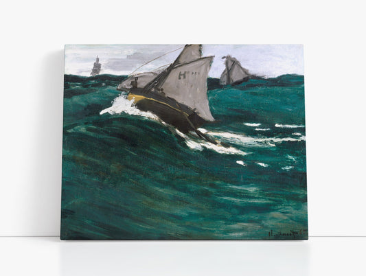 Claude Monet's The Green Wave // Wall Art Print