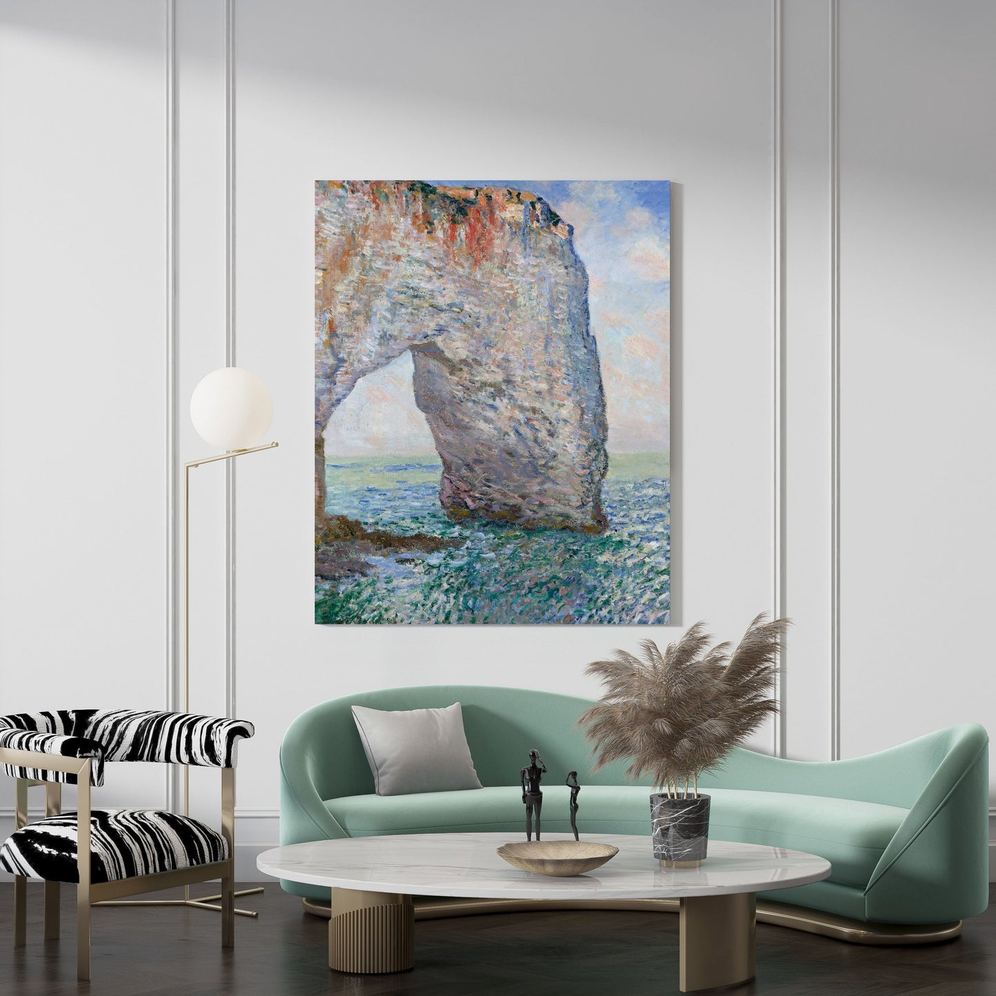 Claude Monet's The Manneporte near Étretat // Wall Art Print