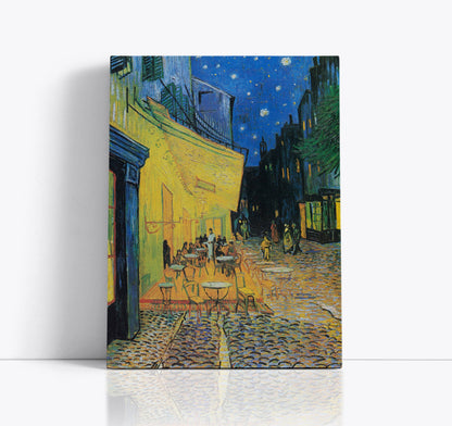 Café Terrace at Night (1888) by Vincent Van Gogh // Wall Art Print