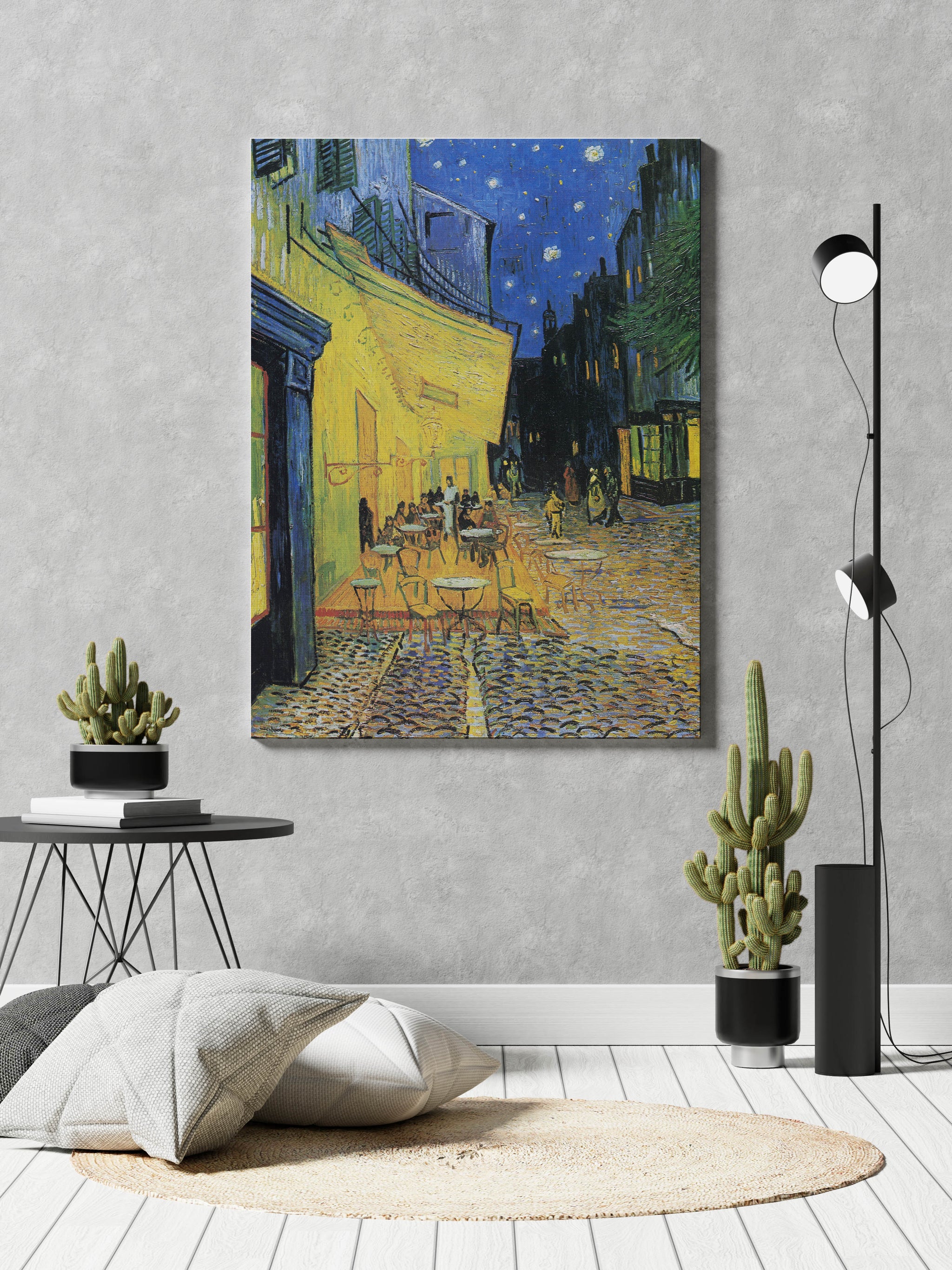 Café Terrace at Night (1888) by Vincent Van Gogh // Wall Art Print