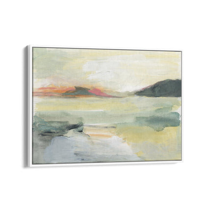 Serene AQUARELLE Landscape Paintings featuring soft hues, perfect for enhancing any space with tranquility.