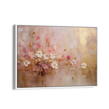 FA VINTAGE FLORAL IX , FLORAL FLOWER PAINTINGS