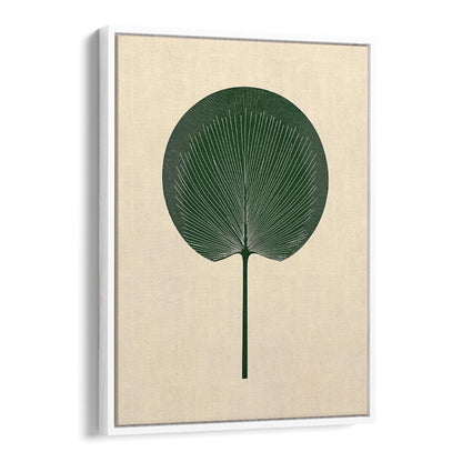 GREEN PALM LEAF , FLORAL FLOWER PAINTINGS