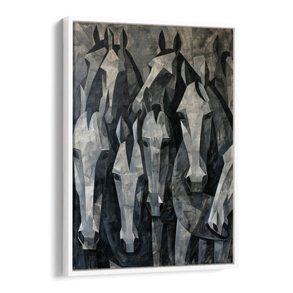 HORSE POSTER XVII , ANIMAL PAINTINGS