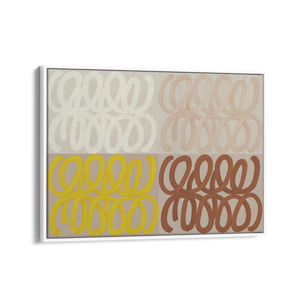 QUADRANTS OF LOOPS , ABSTRACT PAINTINGS