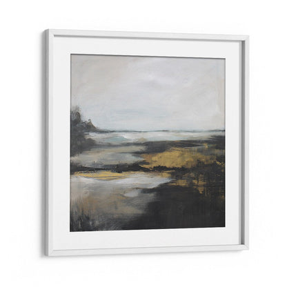 Elegant NATURE INSPIRED LANDSCAPE, LANDSCAPE PAINTINGS in neutral tones, perfect for enhancing home decor serenity.