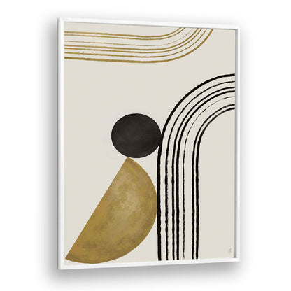 SCANDI GOLD ABSTRACT , GEOMETRIC ART PRINTS