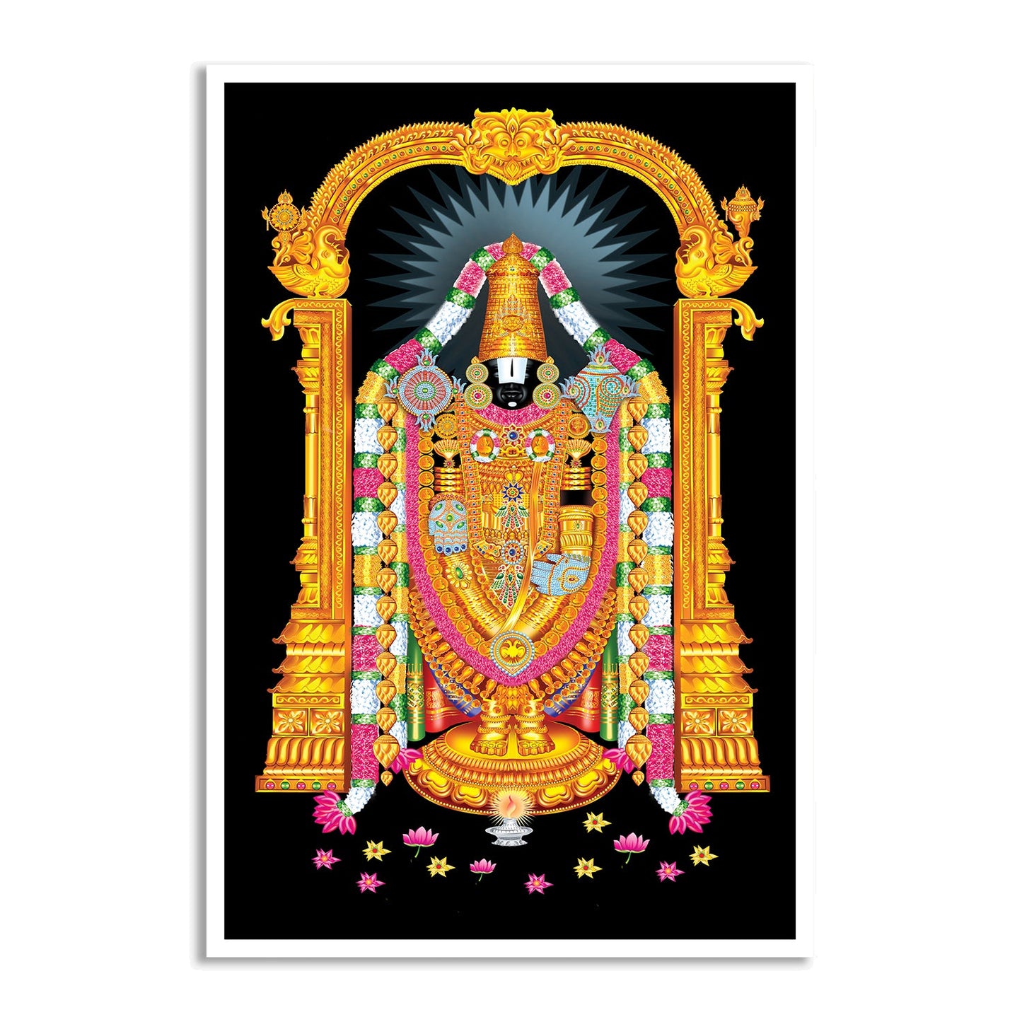religious painting of hindu deity from anciq