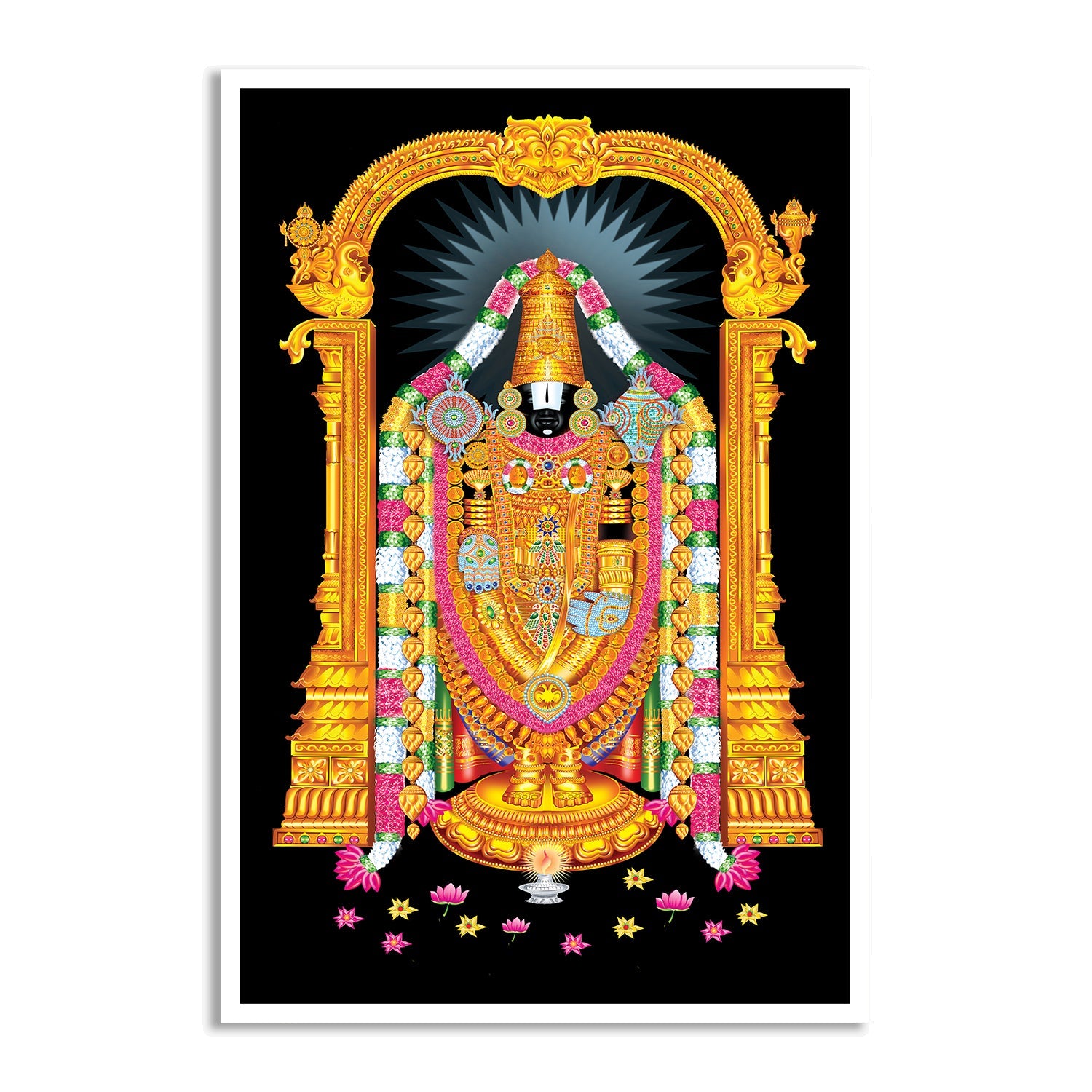 religious painting of hindu deity from anciq