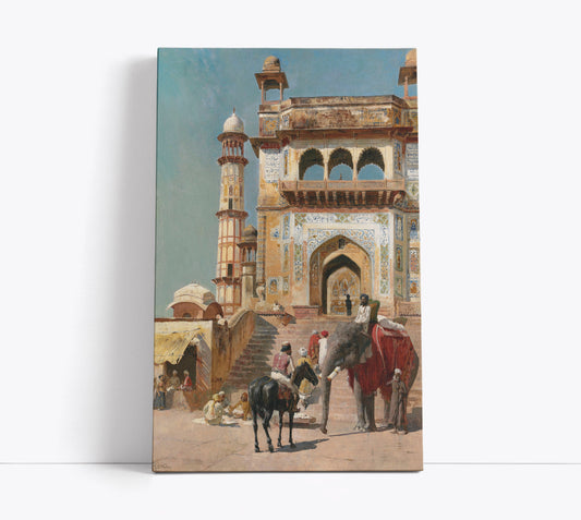 Before A Mosque by Lord Edwin Weeks 1883