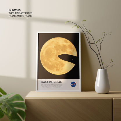 Aircraft and Moon, NASA Art Posters