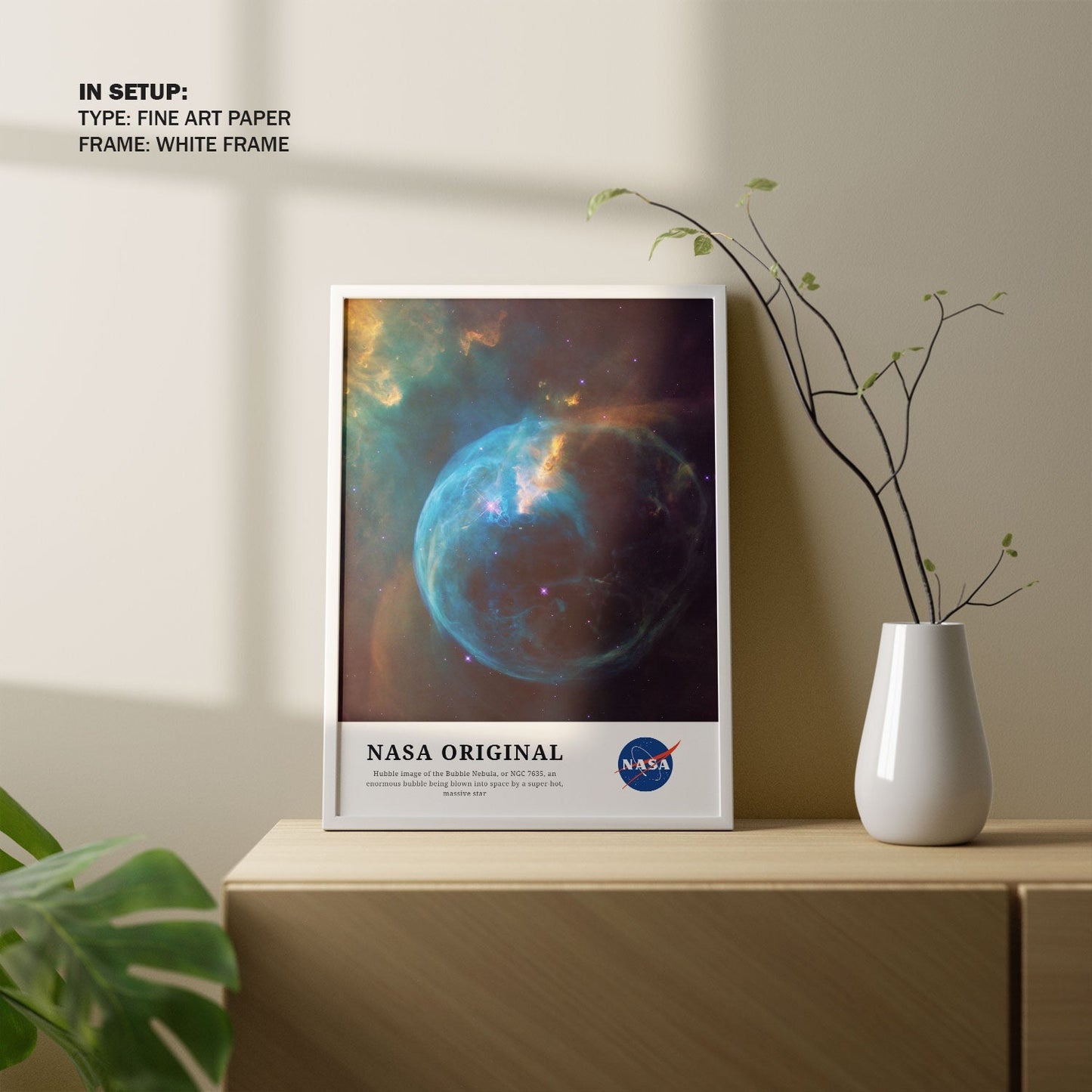 Enormous Bubble Nebula, NASA Art Posters