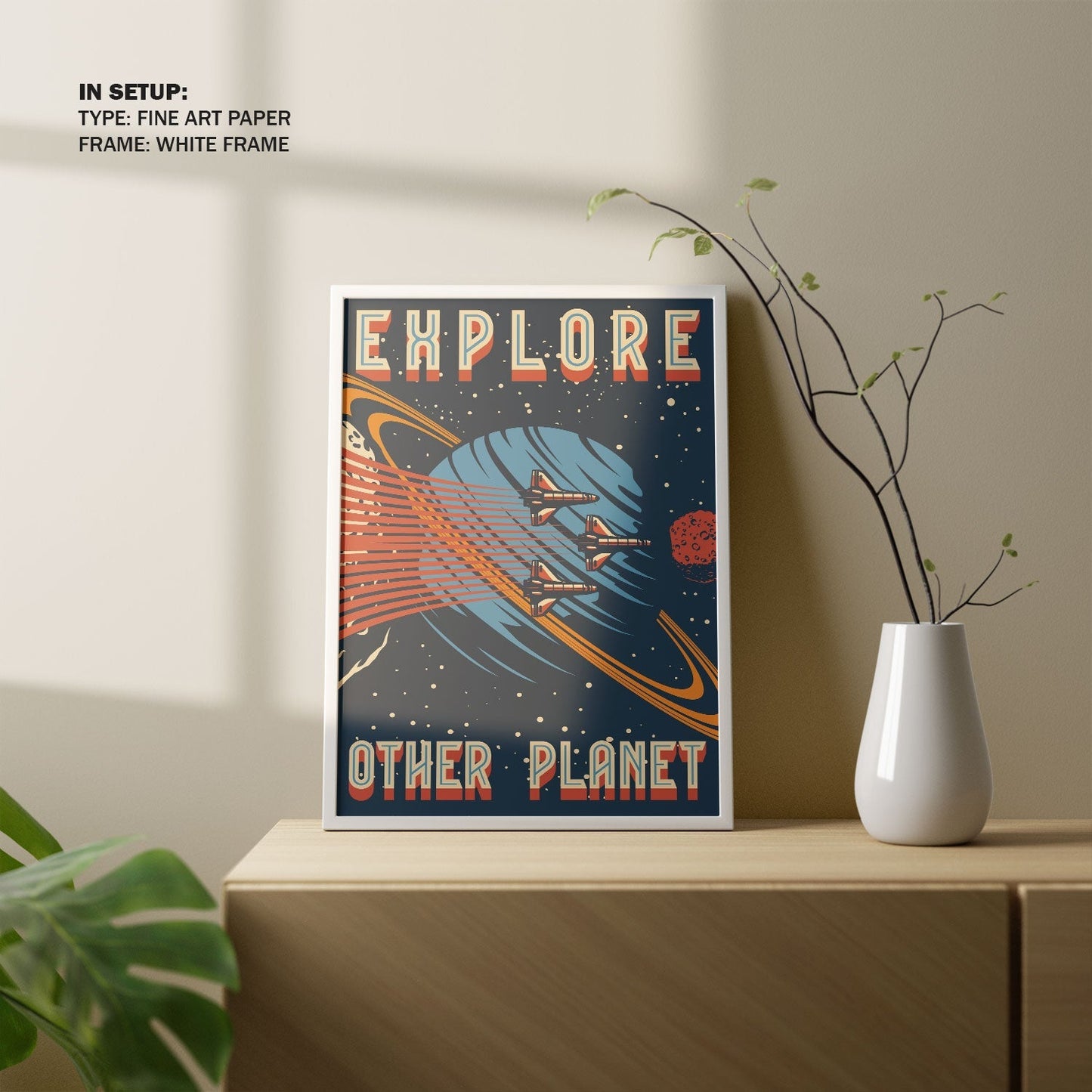 Explore Other Planet, Space Poster