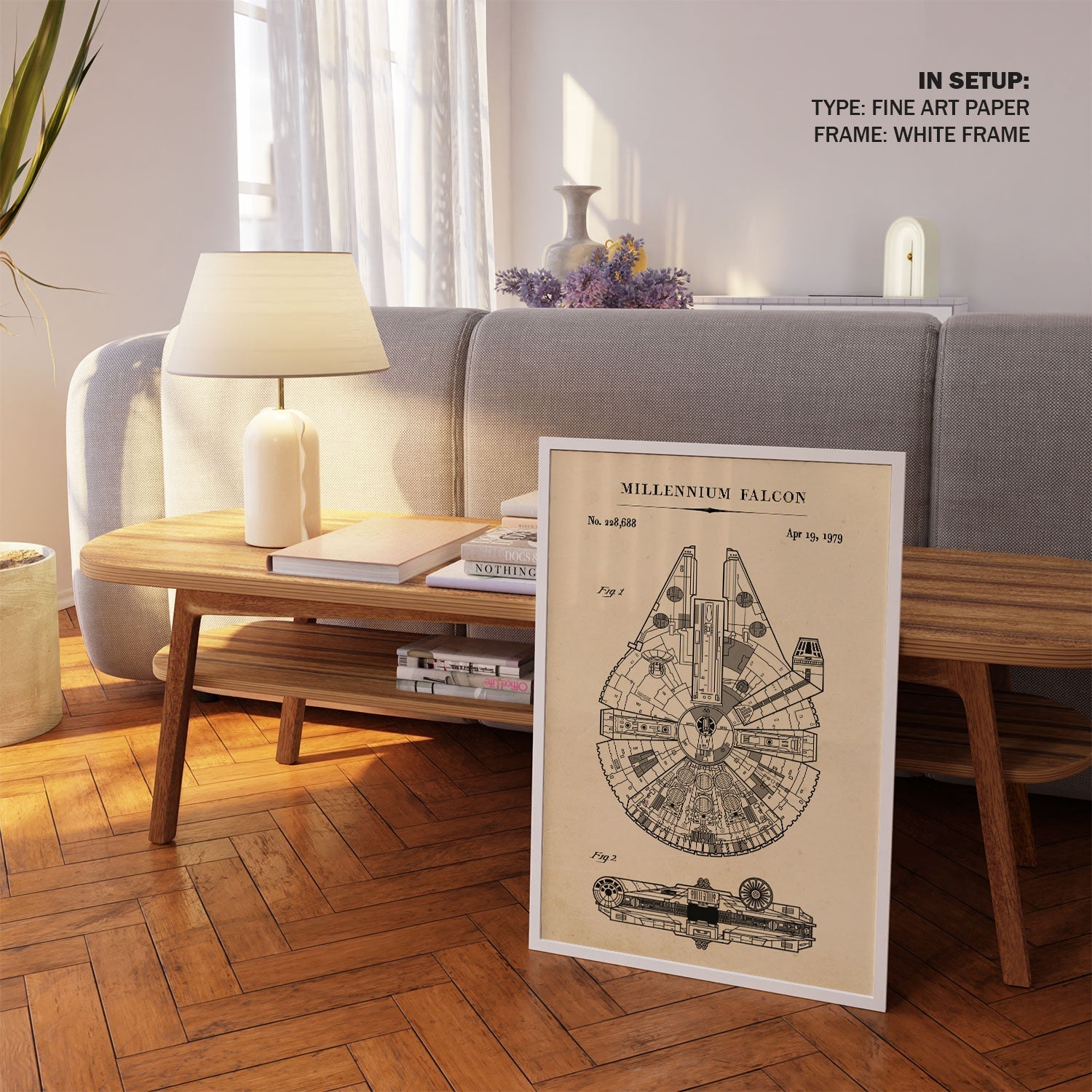 Millennium Falcon, Blueprint Patent Art