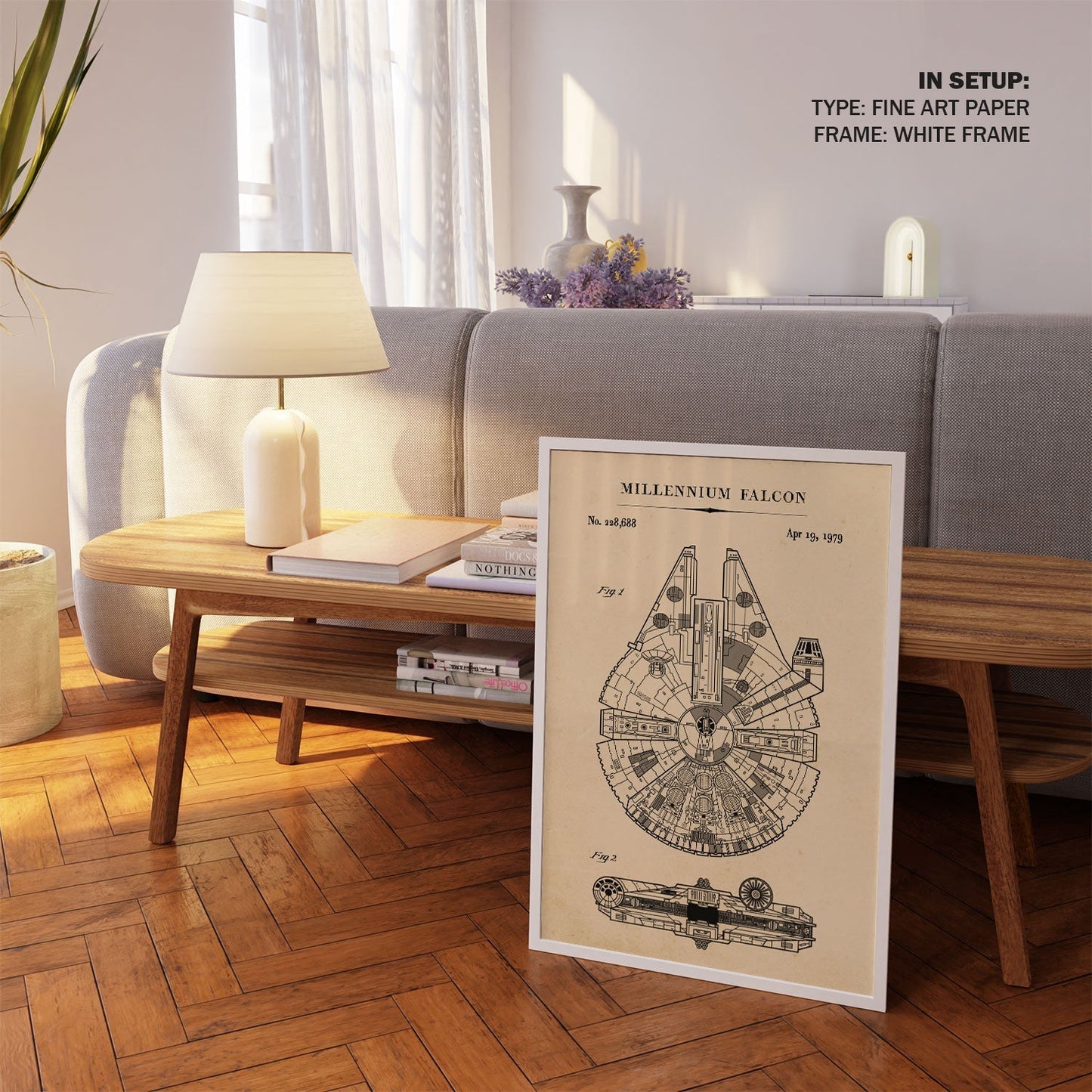 Millennium Falcon, Blueprint Patent Art